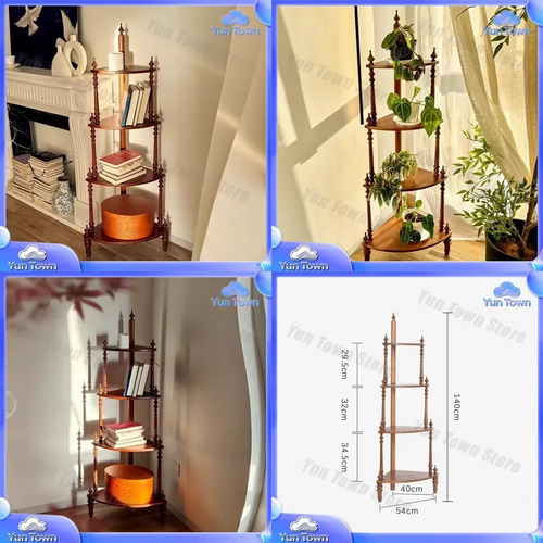 Foldable Corner Display Shelf