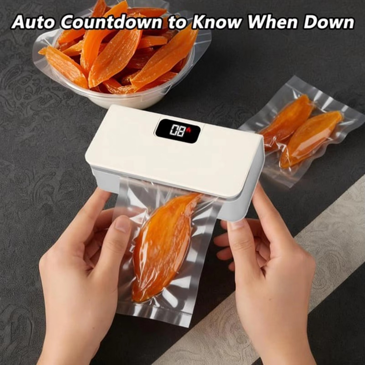 6 Powered Mini Portable Bag Sealer & Cutter