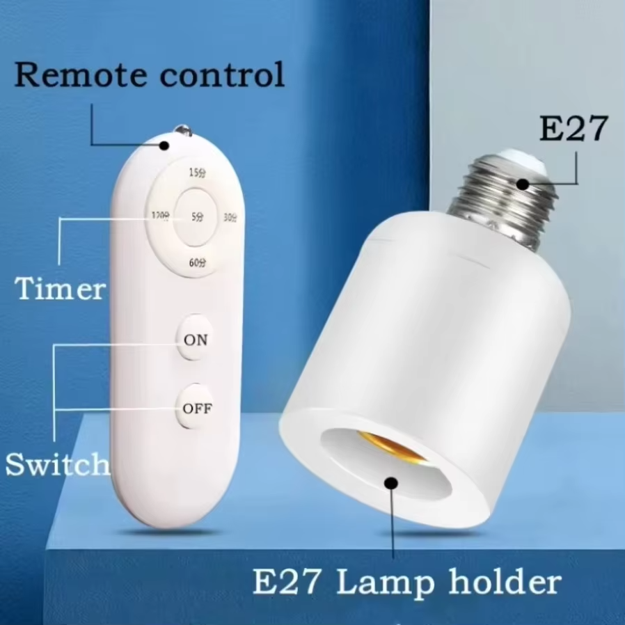 Wireless Remote Control Smart Lamp Holder