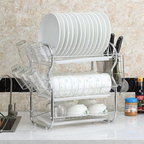 3-Tier Stainless Steel Dish Drying Rack
