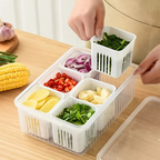 6-Grid Refrigerator Storage Organizer