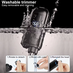 2-in-1 Rechargeable Nose Hair Trimmer