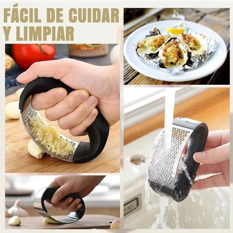 Stainless Steel Garlic Press