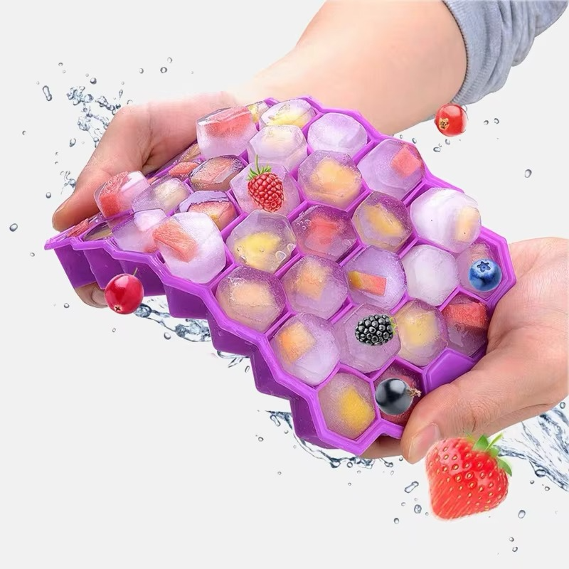 37-Cavity Silicone Honeycomb Ice Tray