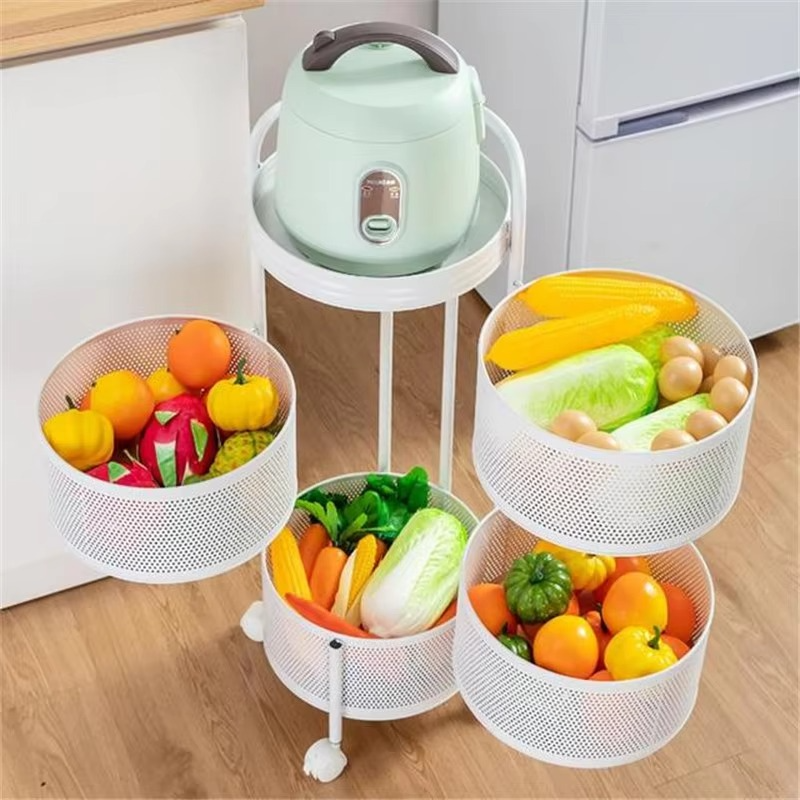 360° Rotating Kitchen Storage Rack