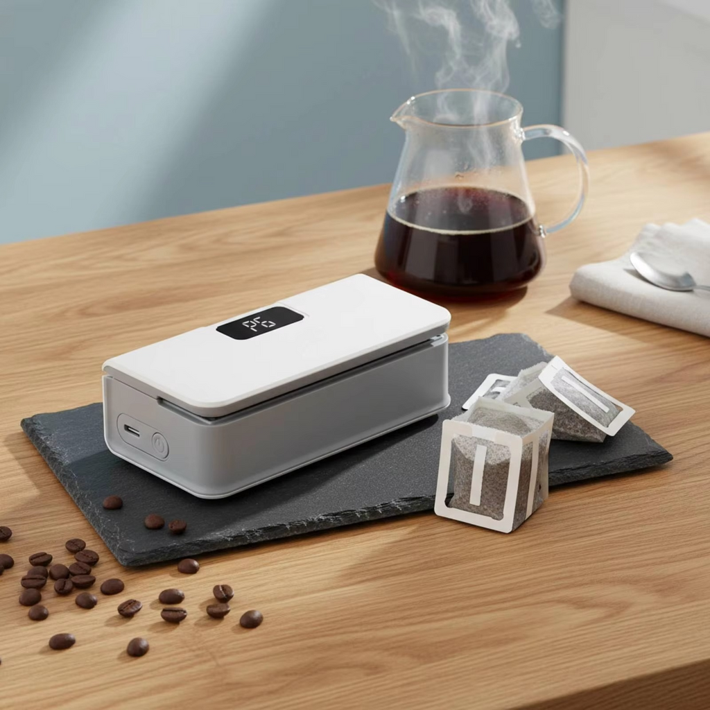 6 Powered Mini Portable Bag Sealer & Cutter