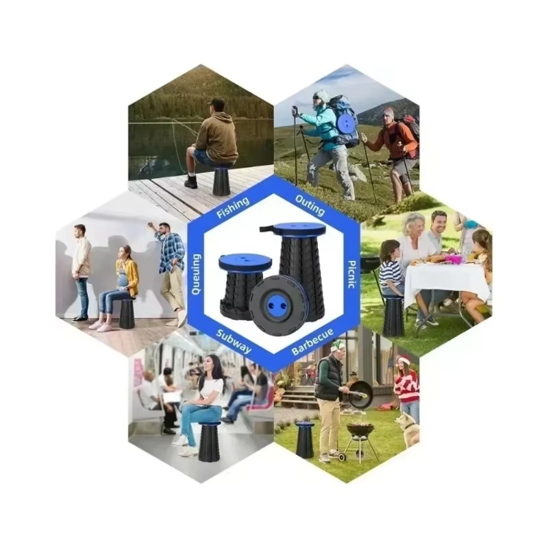 Portable Telescopic Folding Stool