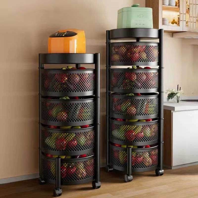 360° Rotating Kitchen Storage Rack