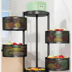 360° Rotating Kitchen Storage Rack
