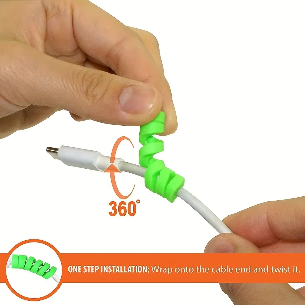 Spiral Cable Protector (4PCS)
