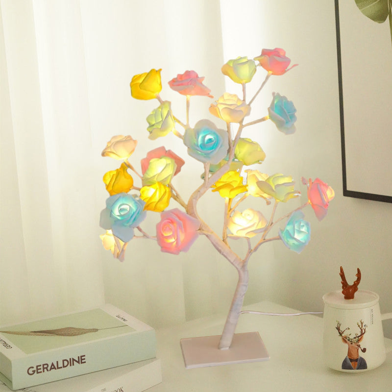 Decorative Rose Tree Lamp