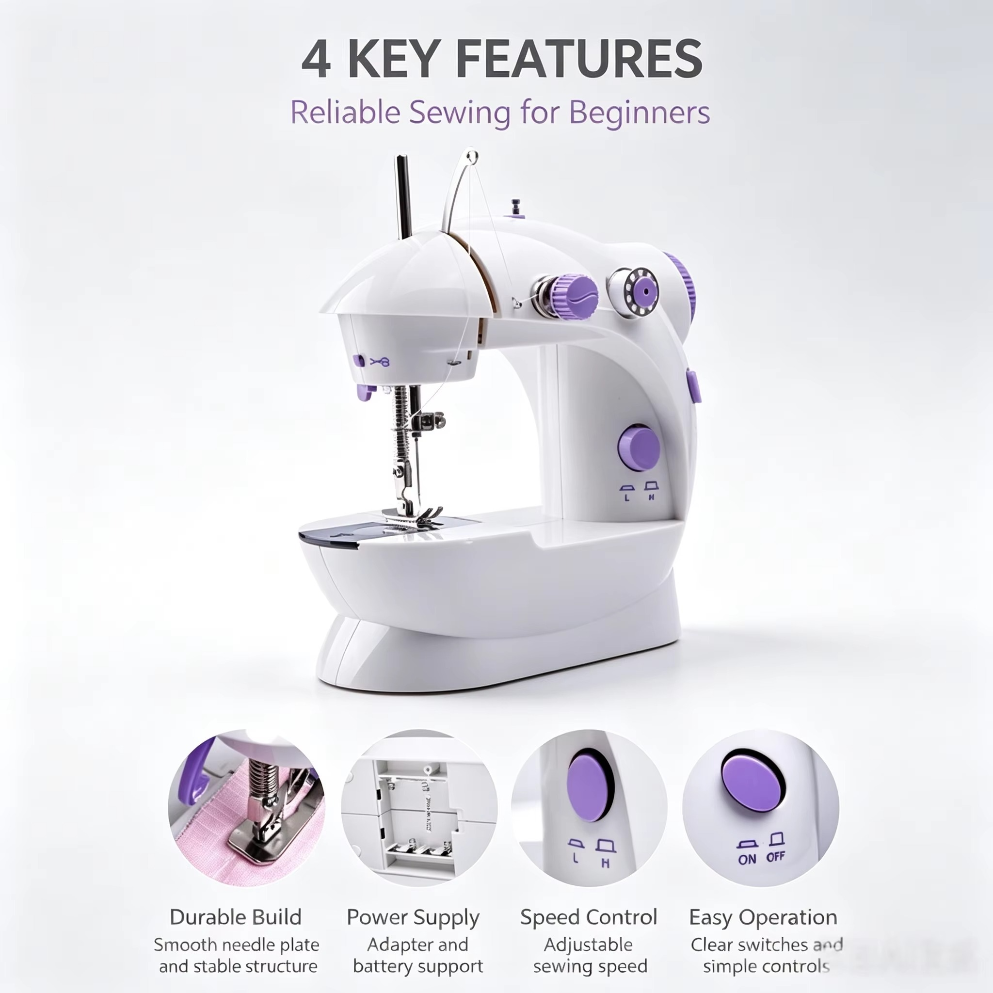 Portable Handheld Sewing Machine