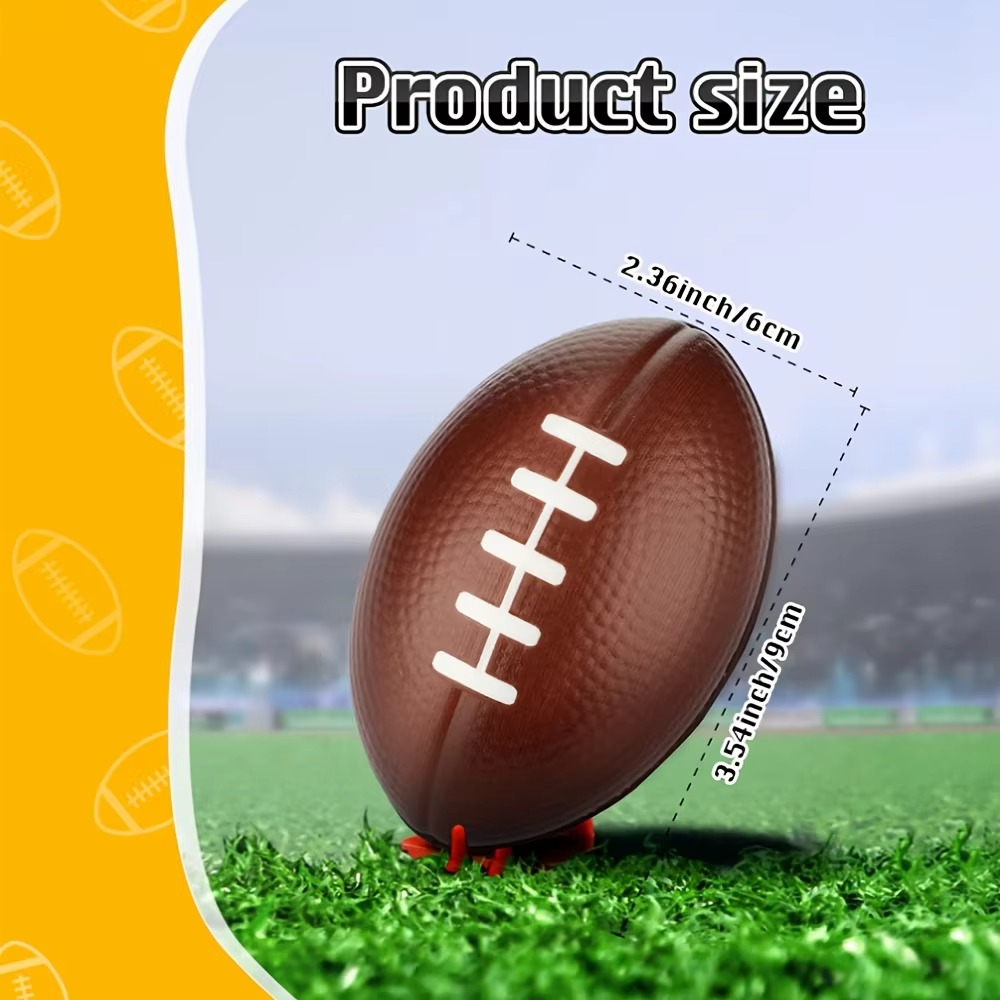 2-Piece Rugby Stress Relief Balls