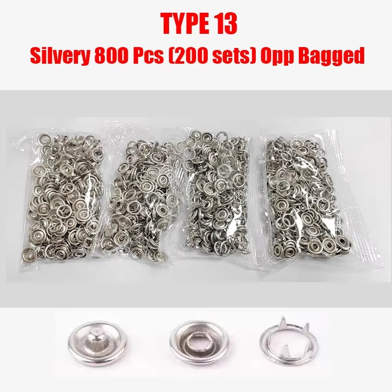 5-Prong Snap Button Installation Tool Kit
