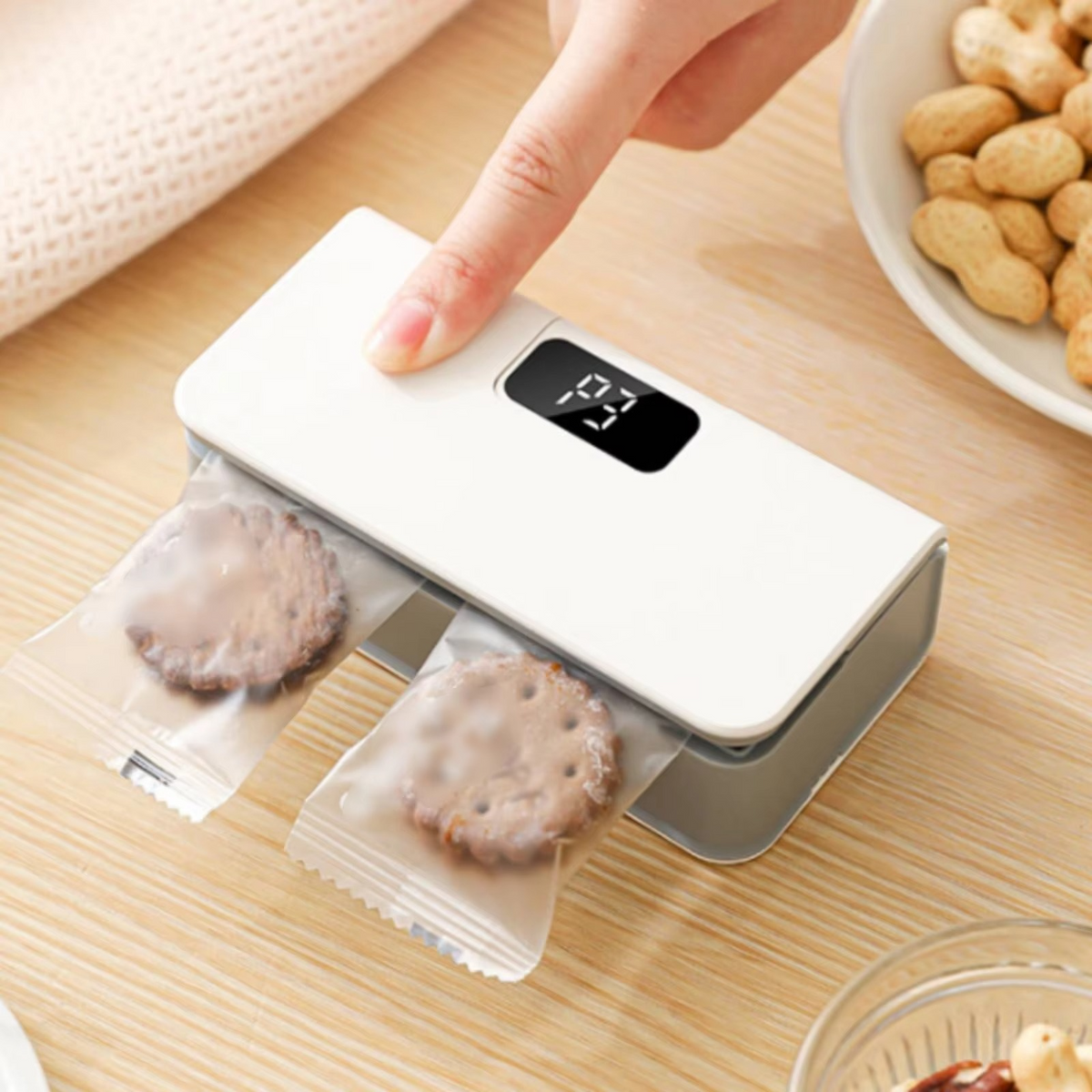 6 Powered Mini Portable Bag Sealer & Cutter