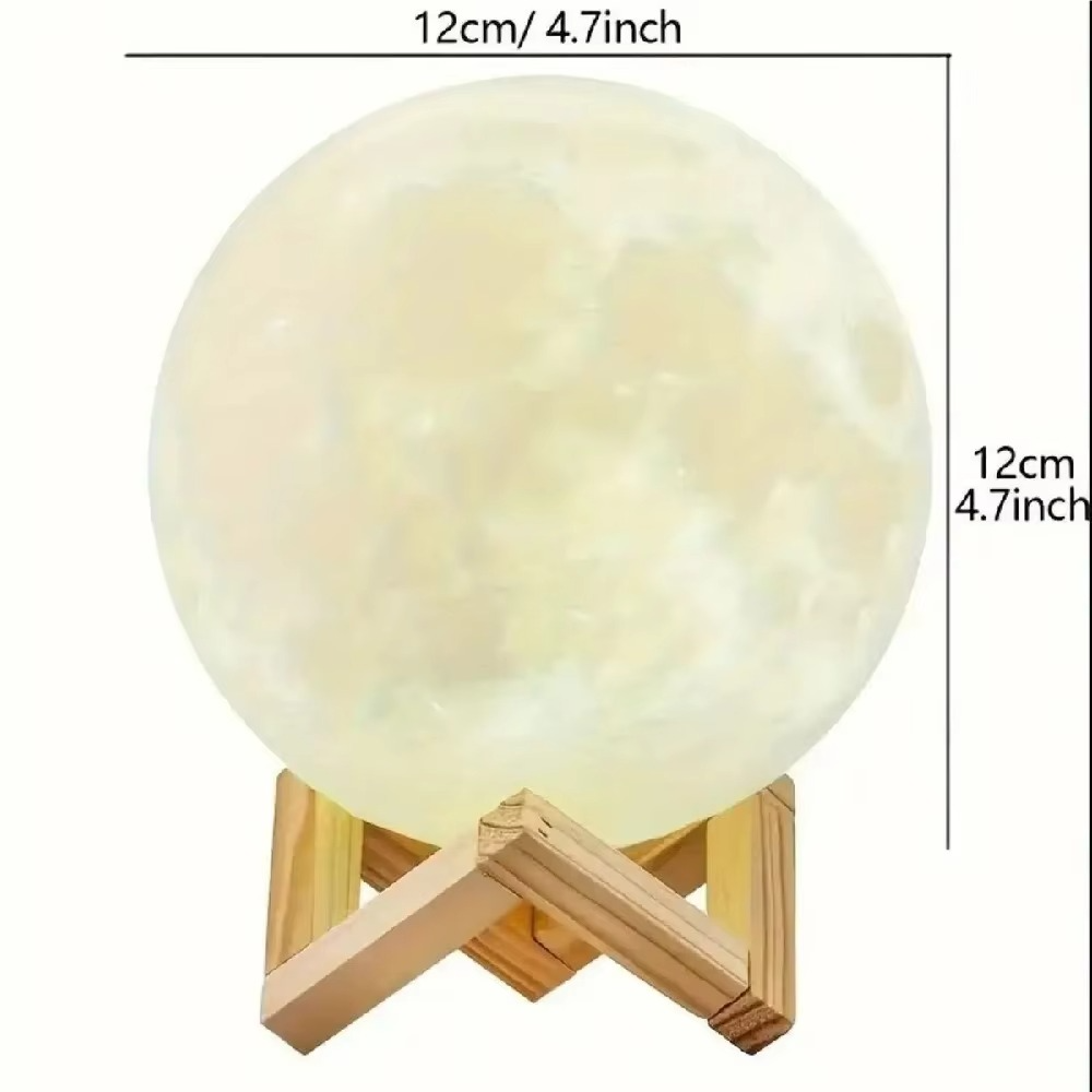 3D LED Moon Night Light