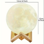 3D LED Moon Night Light