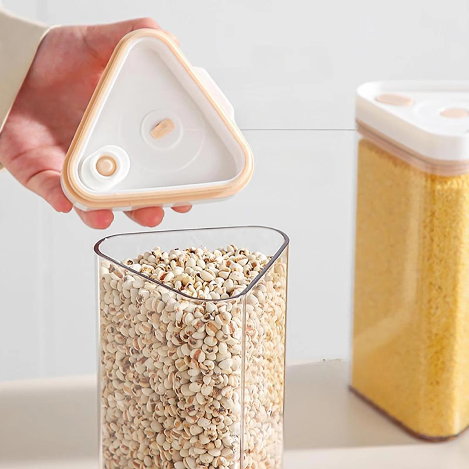 6-Grid Rotating Cereal Dispenser