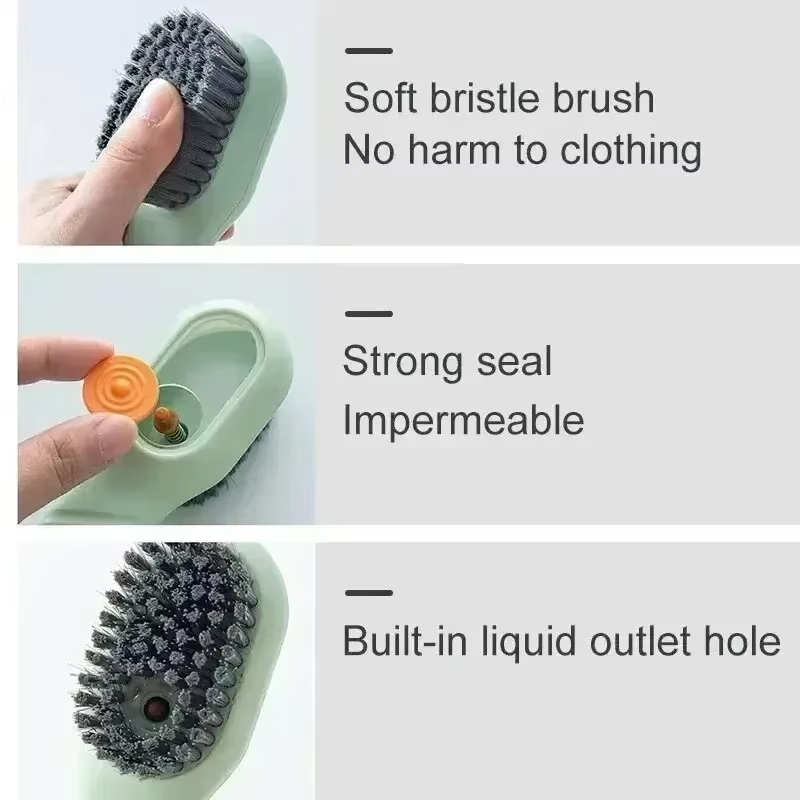 Soap Dispensing Cleaning Brush