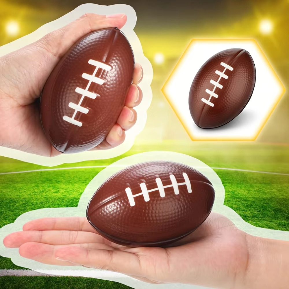 2-Piece Rugby Stress Relief Balls