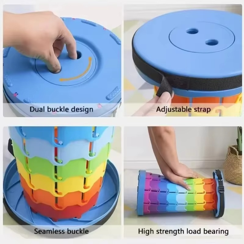Portable Telescopic Folding Stool