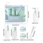6-in-1 Refillable Travel Container Set