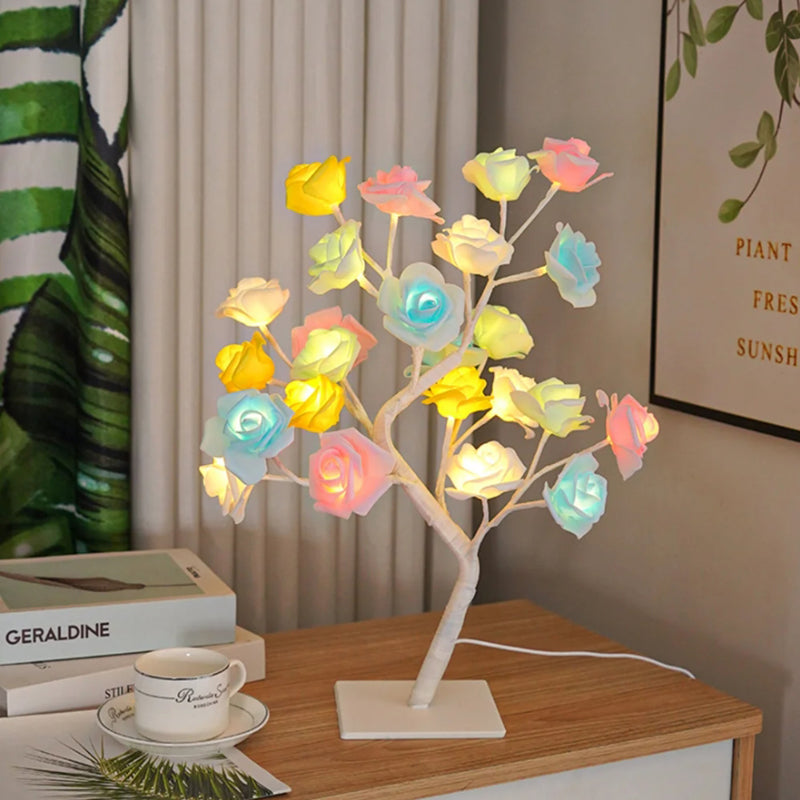 Decorative Rose Tree Lamp