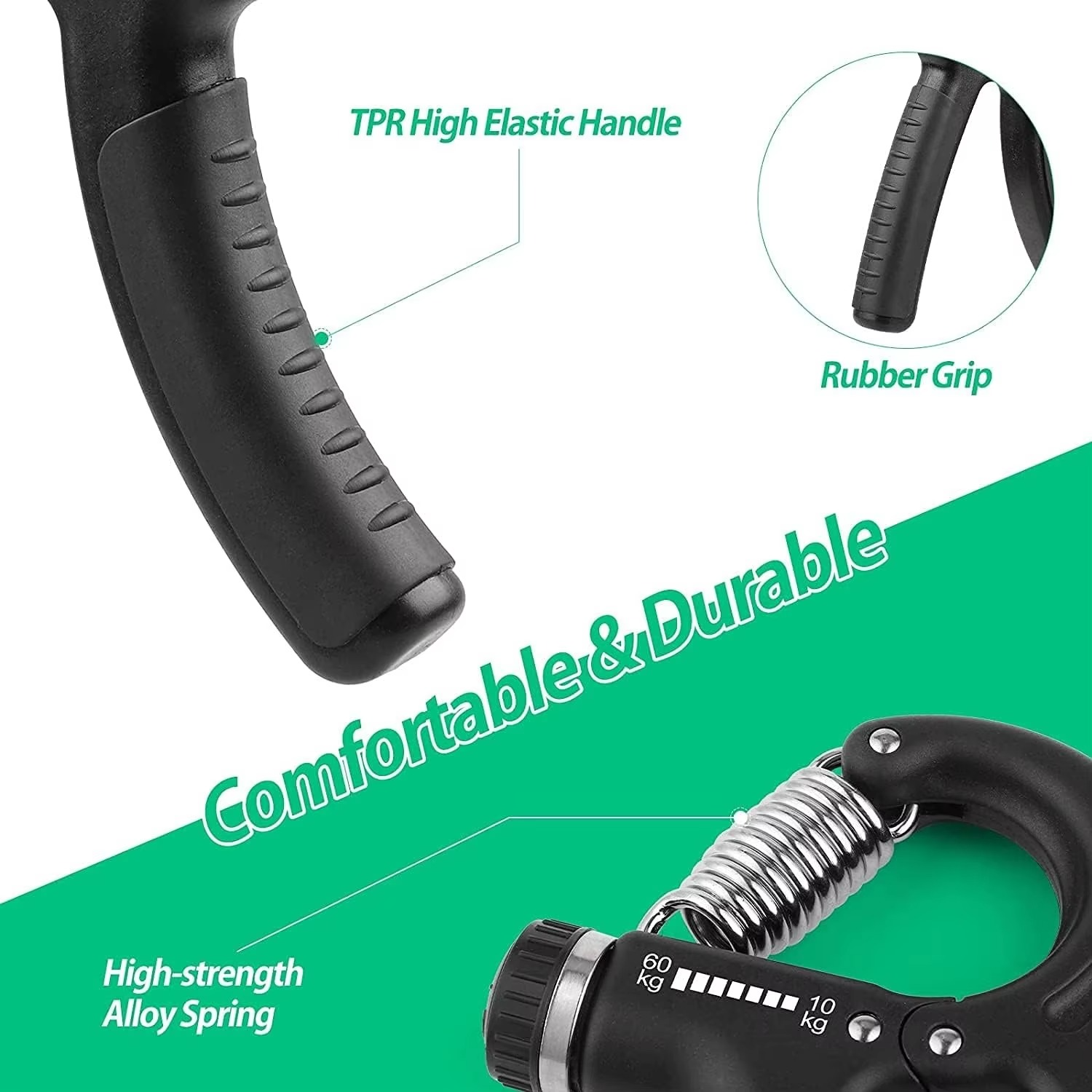Adjustable Hand Grip Strengthener (5–60kg)