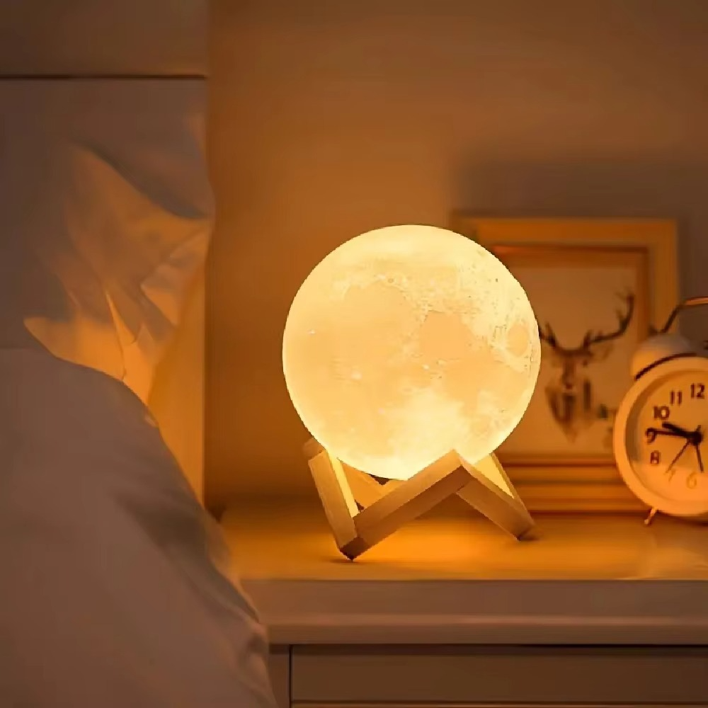 3D LED Moon Night Light