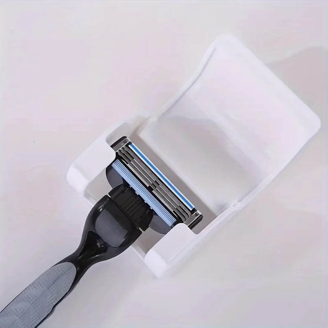 2-in-1 Bathroom Razor & Toothbrush Holder
