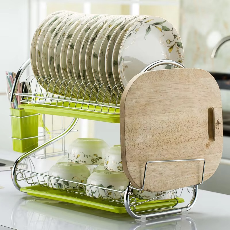 3-Tier Stainless Steel Dish Drying Rack