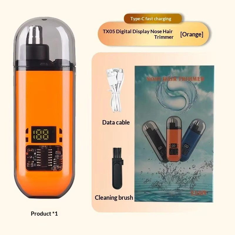 2-in-1 Rechargeable Nose Hair Trimmer