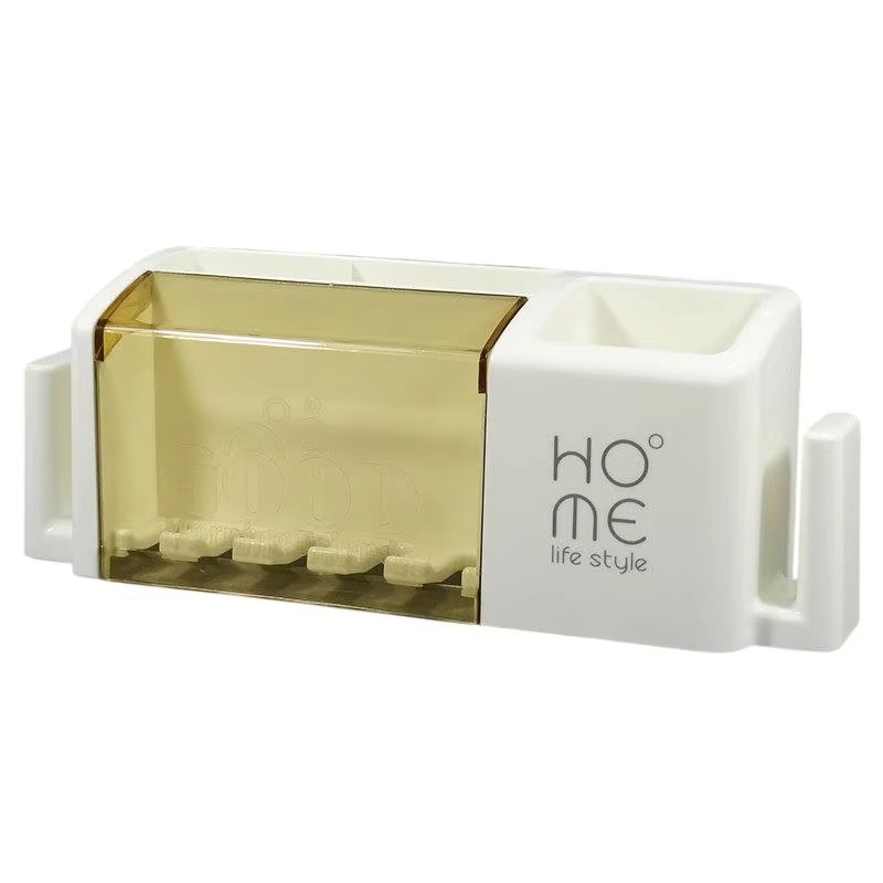 Punch-Free Bathroom Toothbrush Rack