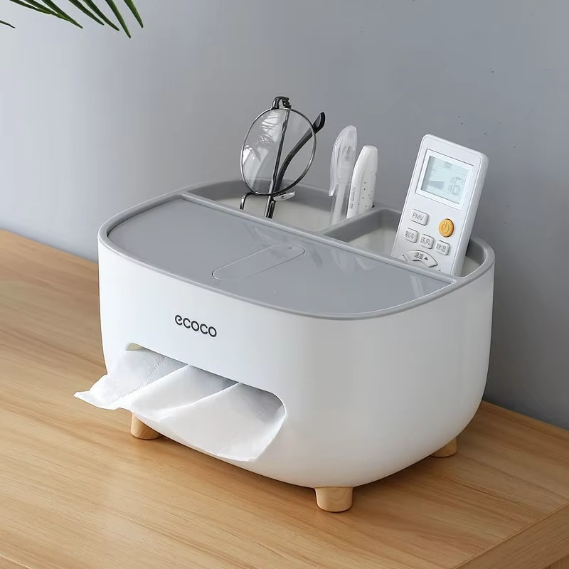 ECOCO Desktop Tissue Box Organizer