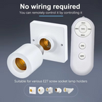 Wireless Remote Control Smart Lamp Holder