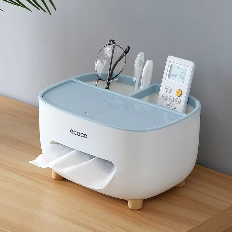 ECOCO Desktop Tissue Box Organizer