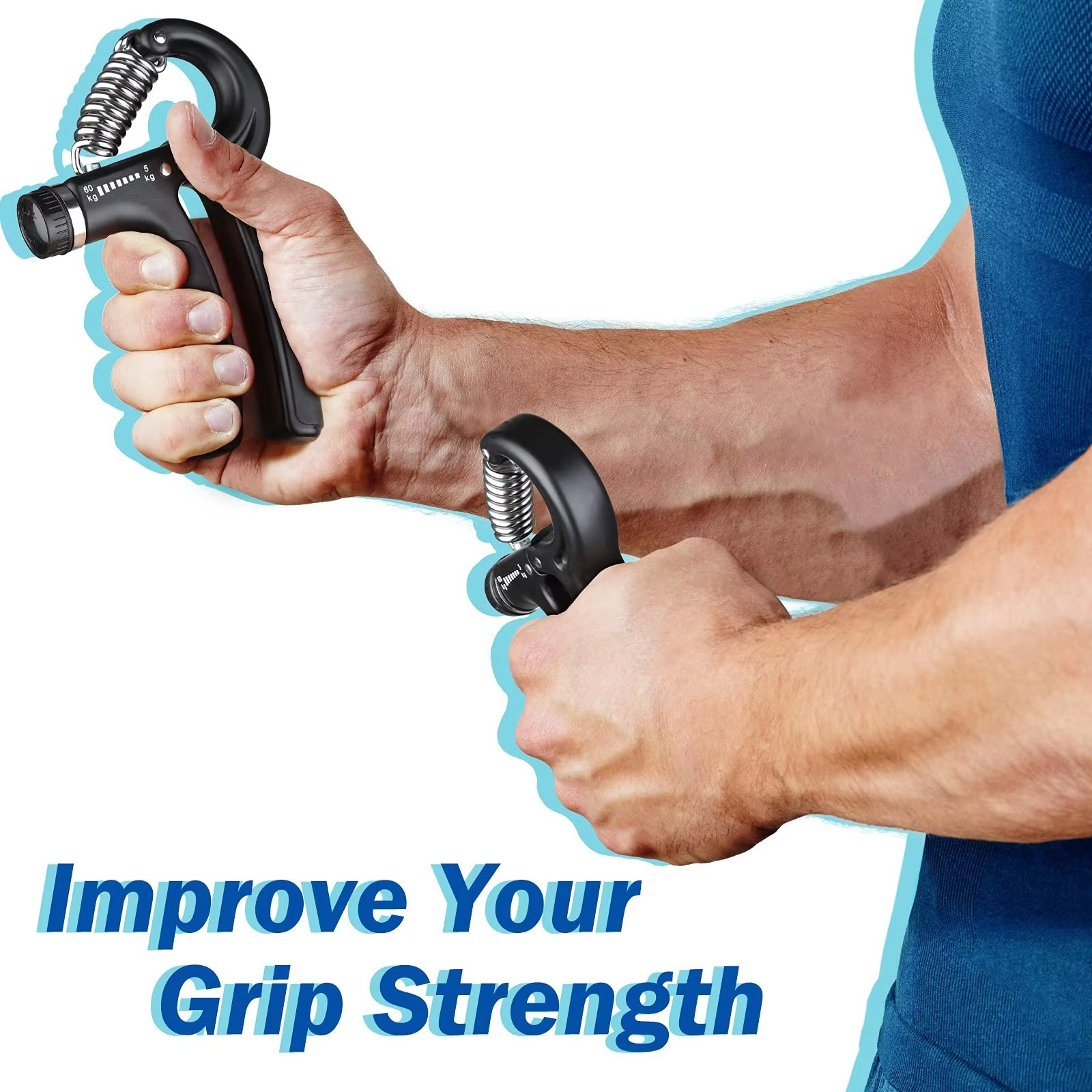 Adjustable Hand Grip Strengthener (5–60kg)