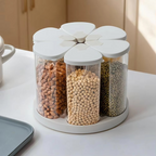 6-Grid Rotating Cereal Dispenser