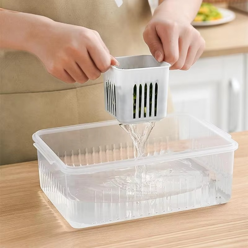 6-Grid Refrigerator Storage Organizer