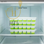 14-Grid Silicone Ice Cube Tray with Lid