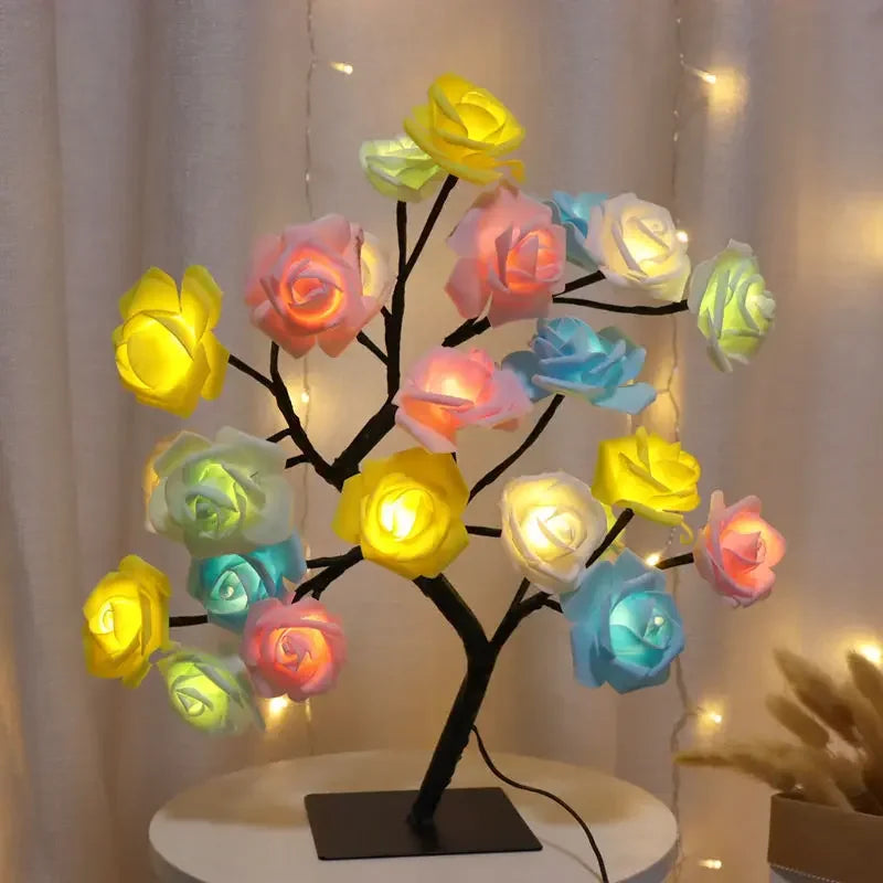 Decorative Rose Tree Lamp