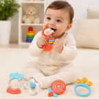 Huanger 5-Piece Sensory Rattle Set