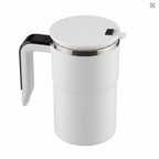 Magnetic stirring mug close-up detail