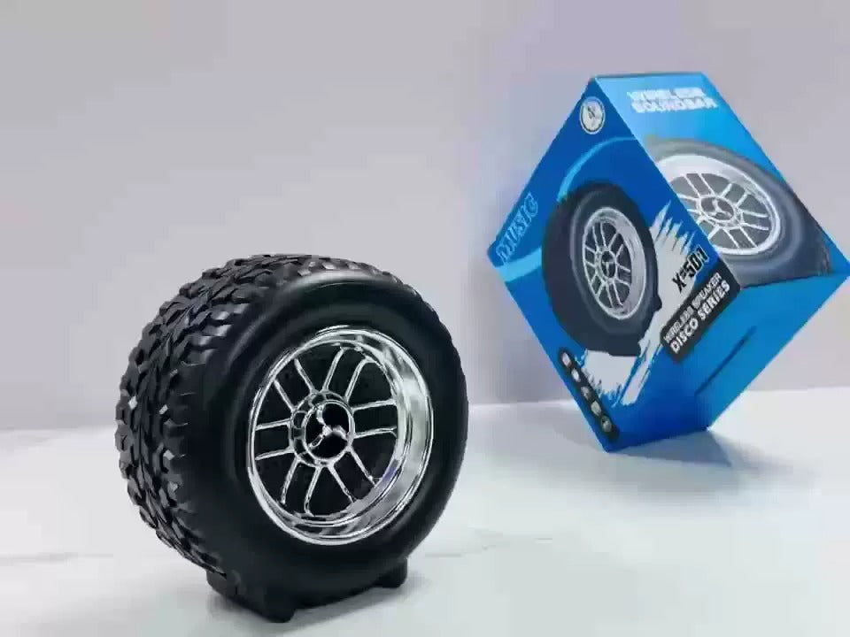 X-501 Tire-Shaped Bluetooth Speaker