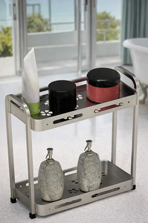 Binca 2-Tier Aluminium Shower Rack