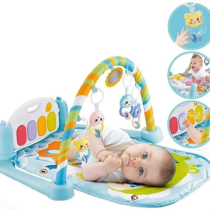 5-in-1 Baby Piano Gym & Play Mat