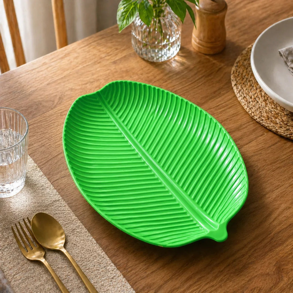 Banana Leaf Serving Tray (Set of 4)