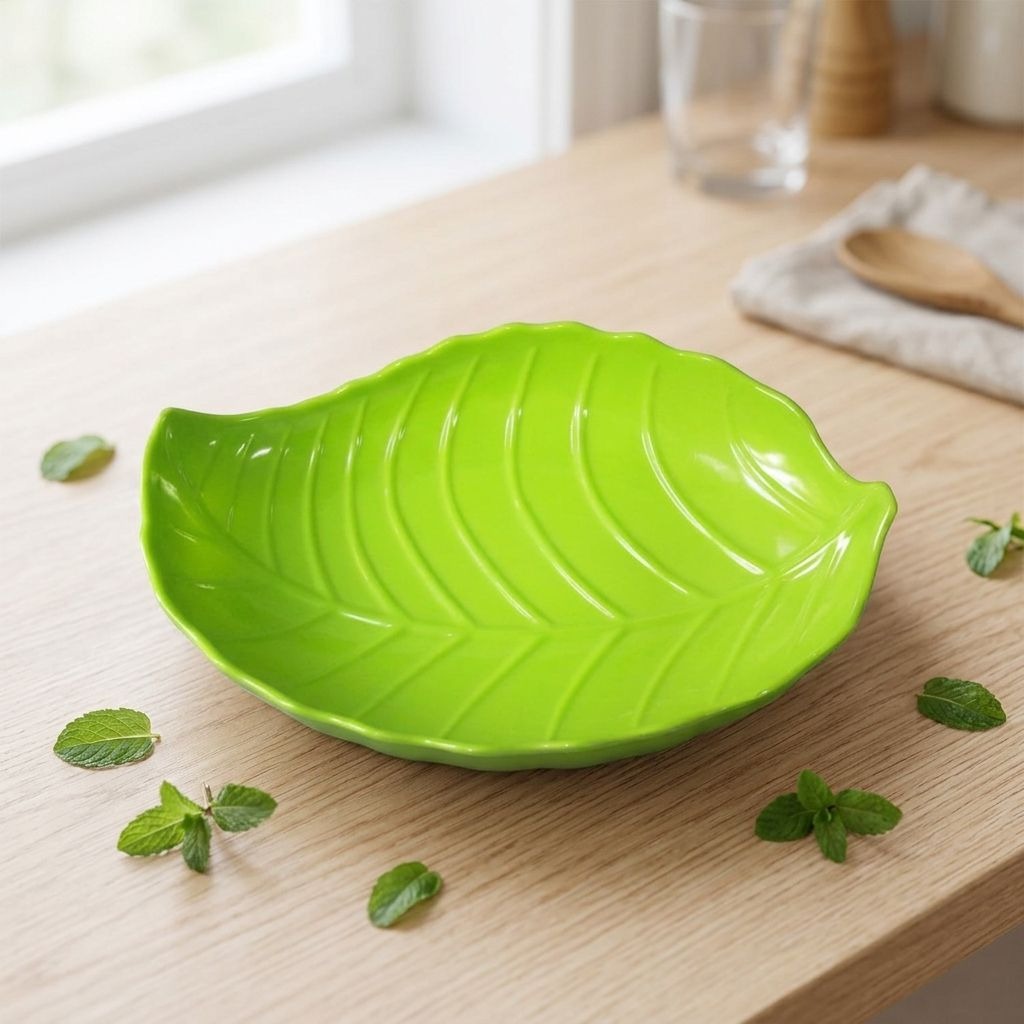 Taro Leaf Food Serving Tray (Set of 4)