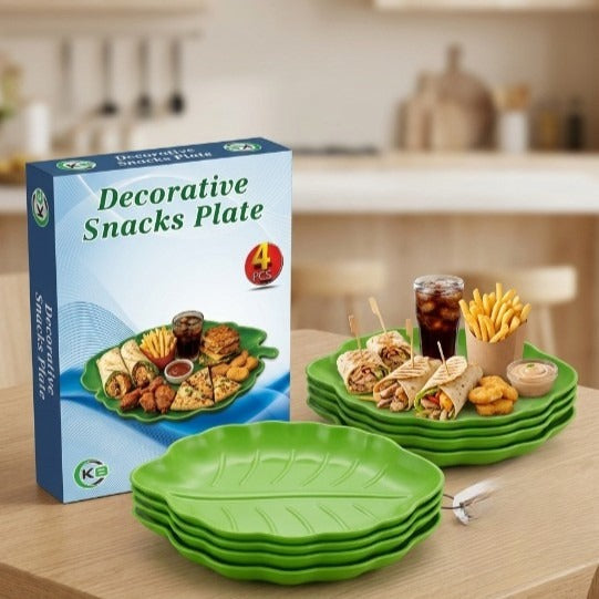 Taro Leaf Food Serving Tray (Set of 4)