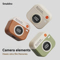 Q86 Retro Camera Style Wireless Bluetooth Headset Semi-In-Ear